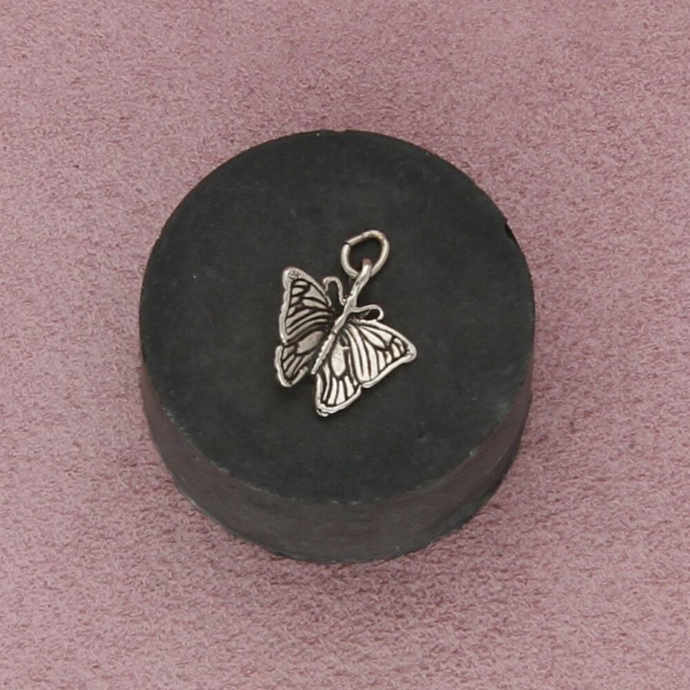 sterling silver vintage butterfly charm pendant